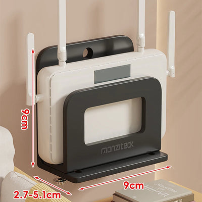 Adjustable Wall Mount Holder for Router, Modem, TV Box & Media Players