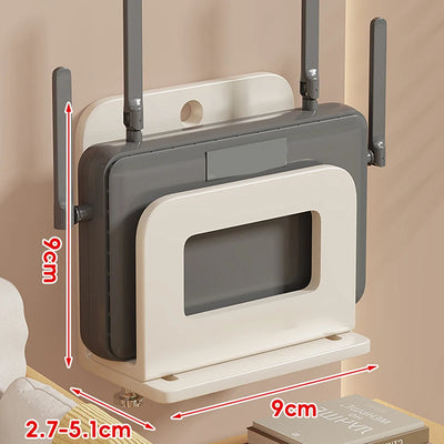 Adjustable Wall Mount Holder for Router, Modem, TV Box & Media Players