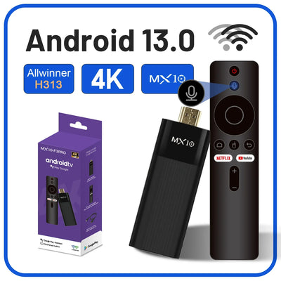 StreamPro 4K Android TV Stick | Smart Media Player with Voice Control