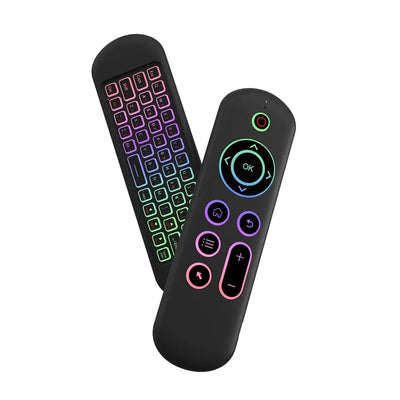 Bluetooth 5.2 Air Mouse & Wireless Keyboard | M5 Voice Backlit Remote Control