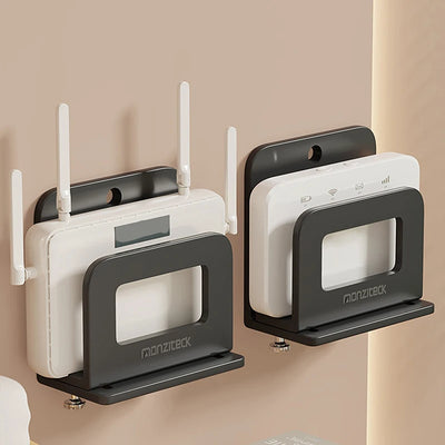 Adjustable Wall Mount Holder for Router, Modem, TV Box & Media Players
